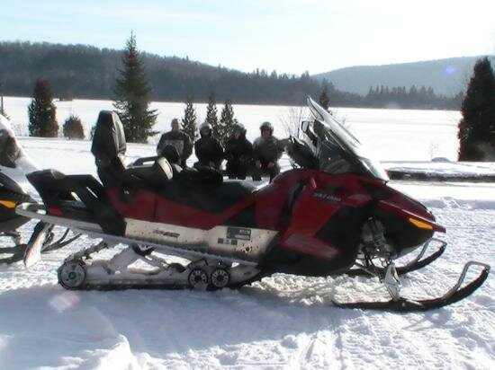 l'aventure  moto neige plaisir d 'hiver